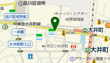 キッチンオリジン 大井町店の地図画像