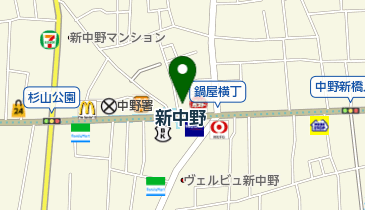 キッチンオリジン 新中野店の地図画像
