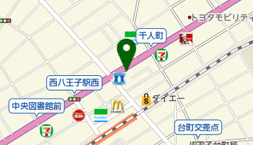 キッチンオリジン 西八王子北口店の地図画像