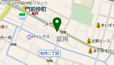 キッチンオリジン 門前仲町店の地図画像
