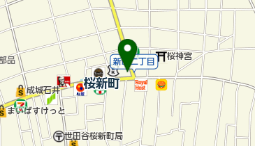 キッチンオリジン 桜新町店の地図画像