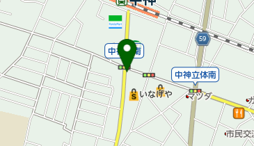 オリジン弁当 中神店の地図画像