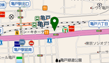キッチンオリジン 亀戸東口店の地図画像