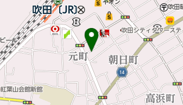 キッチンオリジン 吹田店の地図画像