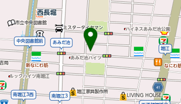 キッチンオリジン 北堀江店の地図画像