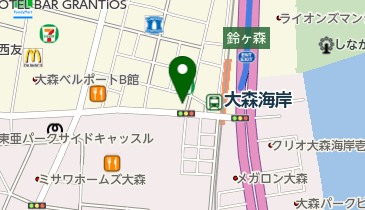 キッチンオリジン 大森海岸店の地図画像