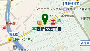 キッチンオリジン 西新宿五丁目店の地図画像