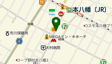 キッチンオリジン 本八幡南口店の地図画像