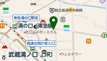 れんげ食堂 Toshu 溝の口店の地図画像