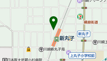 れんげ食堂 Toshu 新丸子店の地図画像