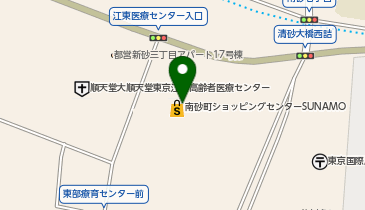 オリジンデリカ ダイエー南砂町スナモ店の地図画像