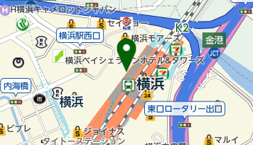 NiGiRO 東急横浜店の地図画像