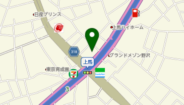 キッチンオリジン 上馬店の地図画像