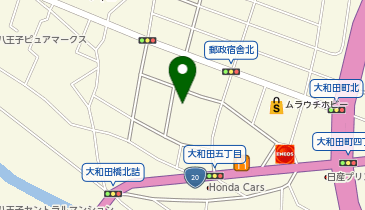 れんげ食堂 Toshu フォレストモール八王子大和田店の地図画像