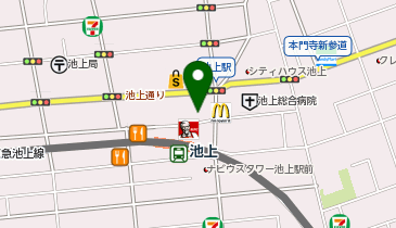 キッチンオリジン 池上店の地図画像