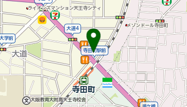 キッチンオリジン 寺田町駅前店の地図画像