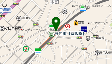 キッチンオリジン 守口市駅前店の地図画像
