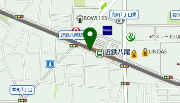 キッチンオリジン 近鉄八尾駅前店の地図画像