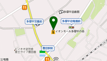 鉄鍋焼きスパ ゲッティ イオンモール多摩平の森店の地図画像