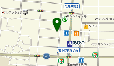 キッチンオリジン イオンタウンあびこ駅前店の地図画像