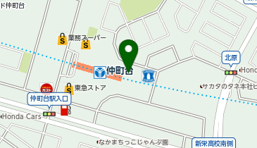 れんげ食堂Toshu 仲町台店の地図画像