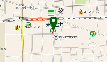 れんげ食堂Toshu 東小金井店の地図画像
