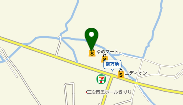 auショップ三次の地図画像