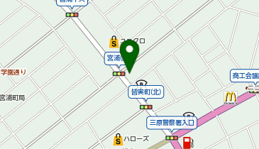 auショップ三原宮浦の地図画像