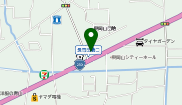 auショップ東岡山の地図画像