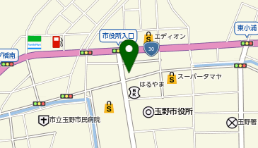 auショップ玉野の地図画像