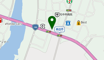 auショップ光島田の地図画像