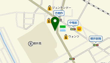 auショップ柳井南の地図画像