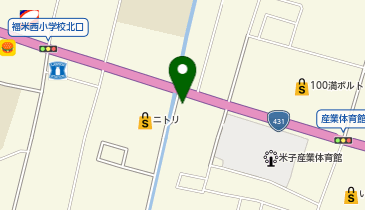 auショップ米子東福原の地図画像