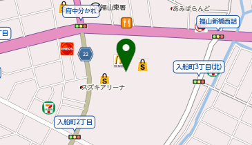 auショップ天満屋ポートプラザの地図画像
