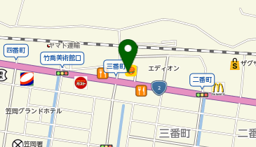 auショップ笠岡の地図画像