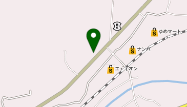 auショップ美作の地図画像