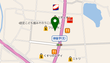 auショップフジグラン東広島の地図画像