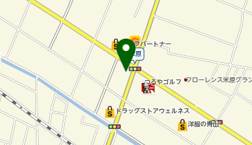 auショップ米原の地図画像