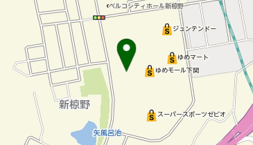 auショップゆめモール下関の地図画像