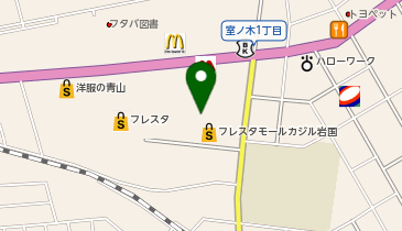 auショップフレスタモール岩国の地図画像