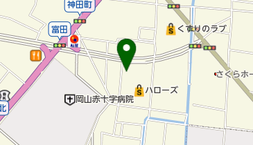 auショップ岡山十日市の地図画像