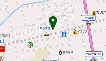 auショップ福山三吉の地図画像