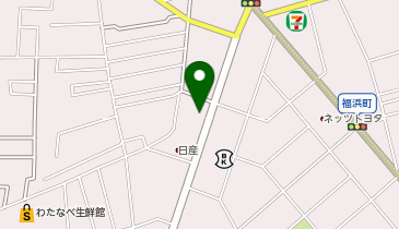 auショップ岡山洲崎の地図画像