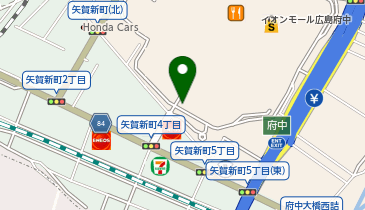 auショップイオンモール広島府中の地図画像