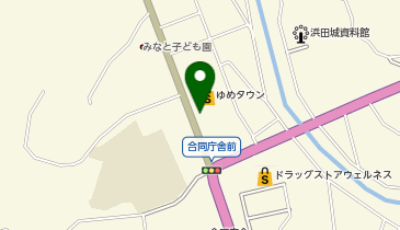 auショップゆめタウン浜田の地図画像