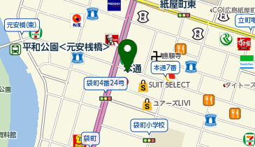 auショップ本通駅前の地図画像