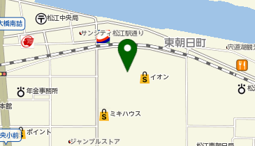 auショップイオン松江の地図画像
