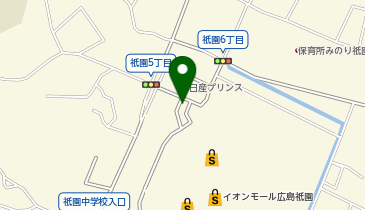 auショップイオンモール広島祇園の地図画像