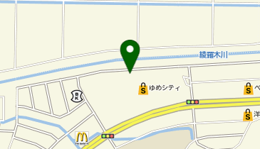 auショップゆめシティの地図画像