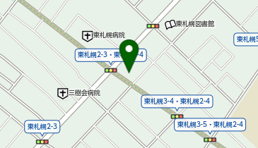 auショップ東札幌の地図画像